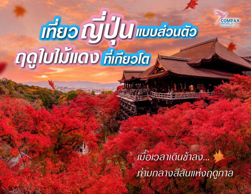 เที่ยวญี่ปุ่นแบบส่วนตัว ใบไม้เปลี่ยนสี เกียวโต สัมผัสจังหวะชีวิตที่ช้า