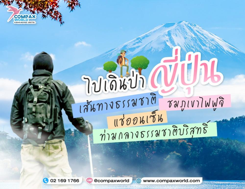 ไปเดินป่า ญี่ปุ่น เส้นทางธรรมชาติ ชมภูเขาไฟฟูจิ แช่ออนเซ็น